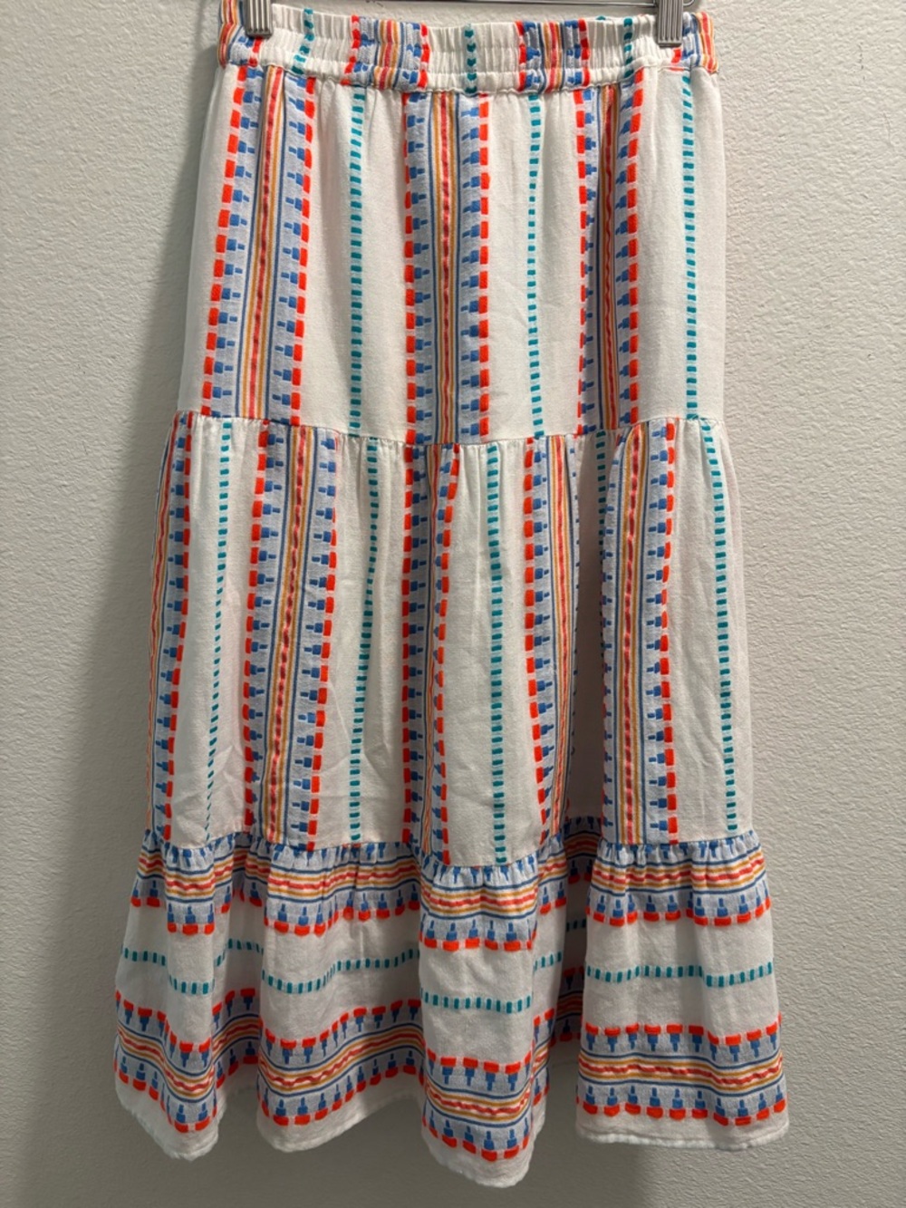 NWT dra Los Angeles Maya Skirt Blue Strip, size XS